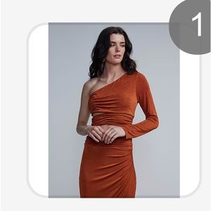 Ny&co NWT sexy maxi skirt set - rust/cinnamon size small